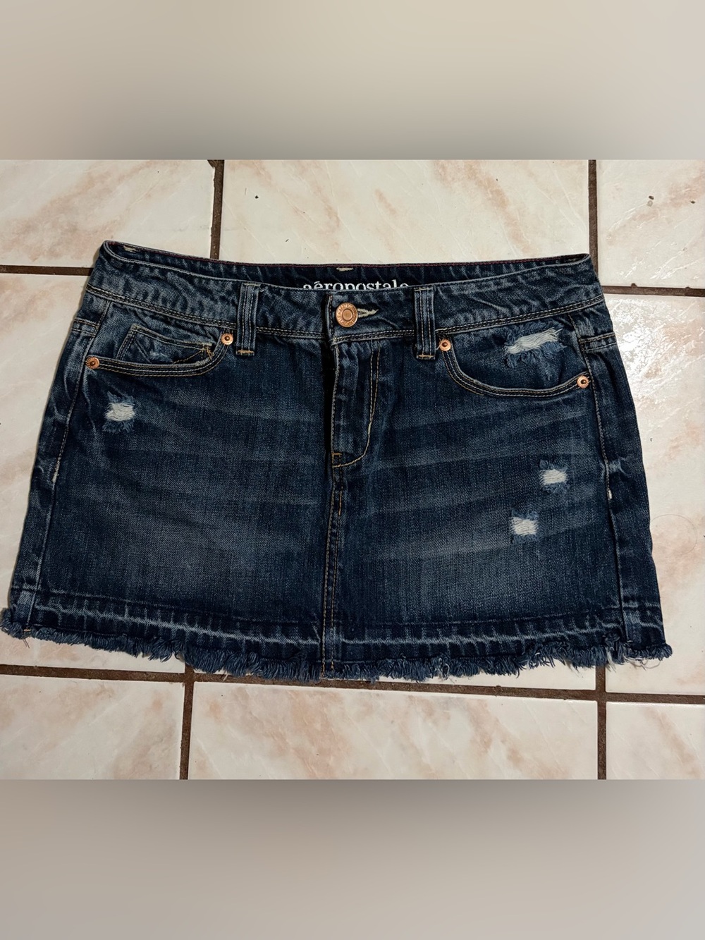 Y2K Aeropostale DENIM Mini Skirt